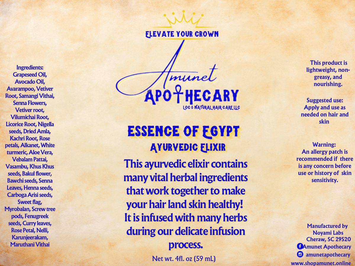 Essence of Egypt Ayurvedic Elixir